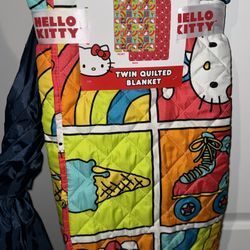Hello Kitty Quilt Blanket 