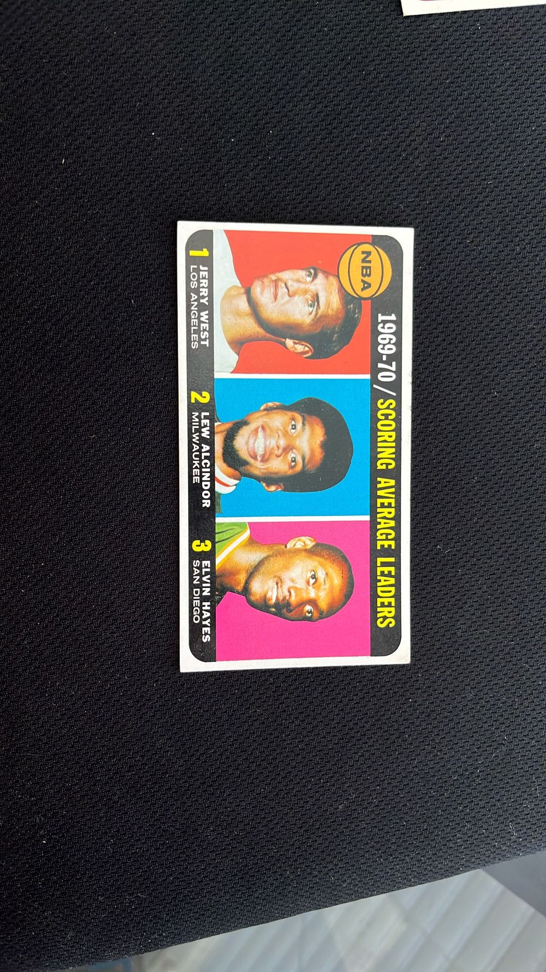 1970 71 Scoring Leader West/ Alcindor/Hayes