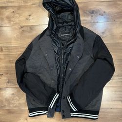 Sweater Zip up From Express Size L