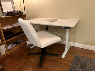 Marble Desk Standing Real Stone