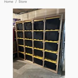 Custom Garage Shelving