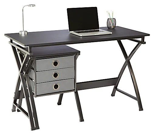 Computer Desk With File Cabinet