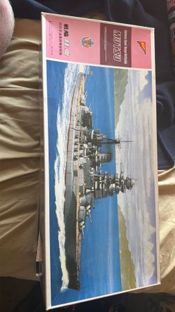 Vintage nichima Japanese naval vessel battleship mutsu