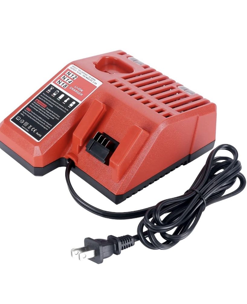 Rapid Charger for Milwaukee M12 M14 M18 Batteries