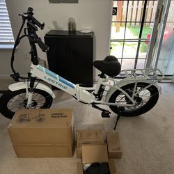 Electric Bike - Lectric White
