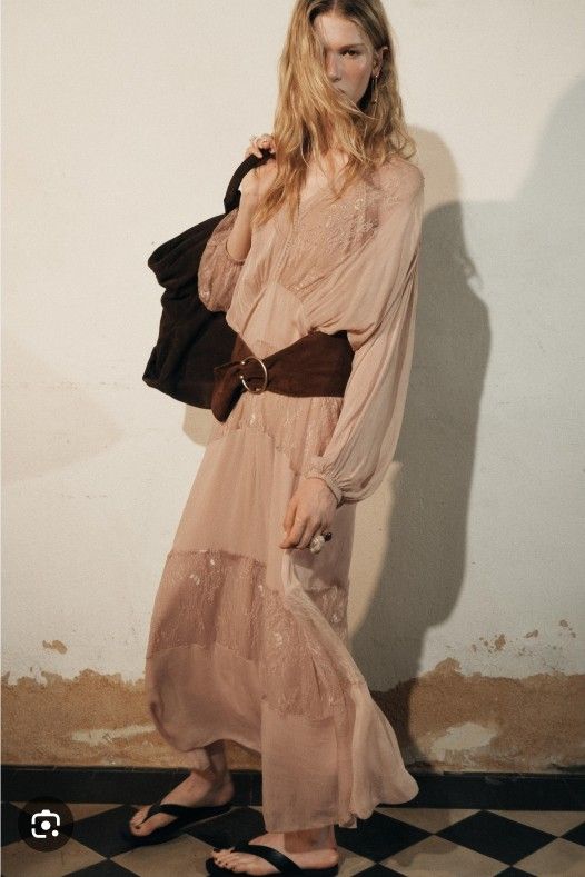 zara brown lace dress Zara Maxi Dress (Rose Quartz)  The Rail Clothing Nigeria