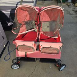 Doggie Double Stroller