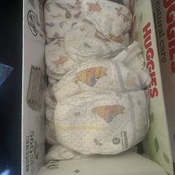 Two boxes of diapers