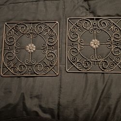 2 Metal Decorations