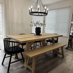 Dining Table And Bench 