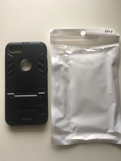 NWT IPhone 7 case with kickstand black
