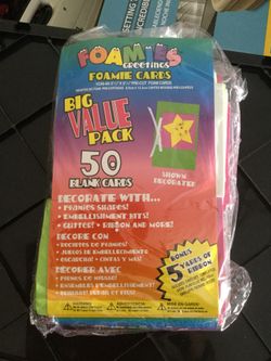 New Foam Cards