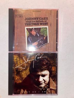 2 Johnny cash CDs $5 each