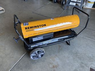 REMINGTON 215,000 BTU Forced Air Kerosene and Diesel Fueled Outdoor Space Heater Model # REM-215T-KFA-O