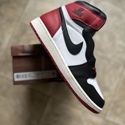 Jordan 1 Retro High OG Black Toe Reimagined Size 10