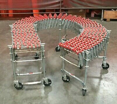 NESTAFLEX 225 Expandable Gravity Roller Conveyor 20' 24" x 20' ULINE