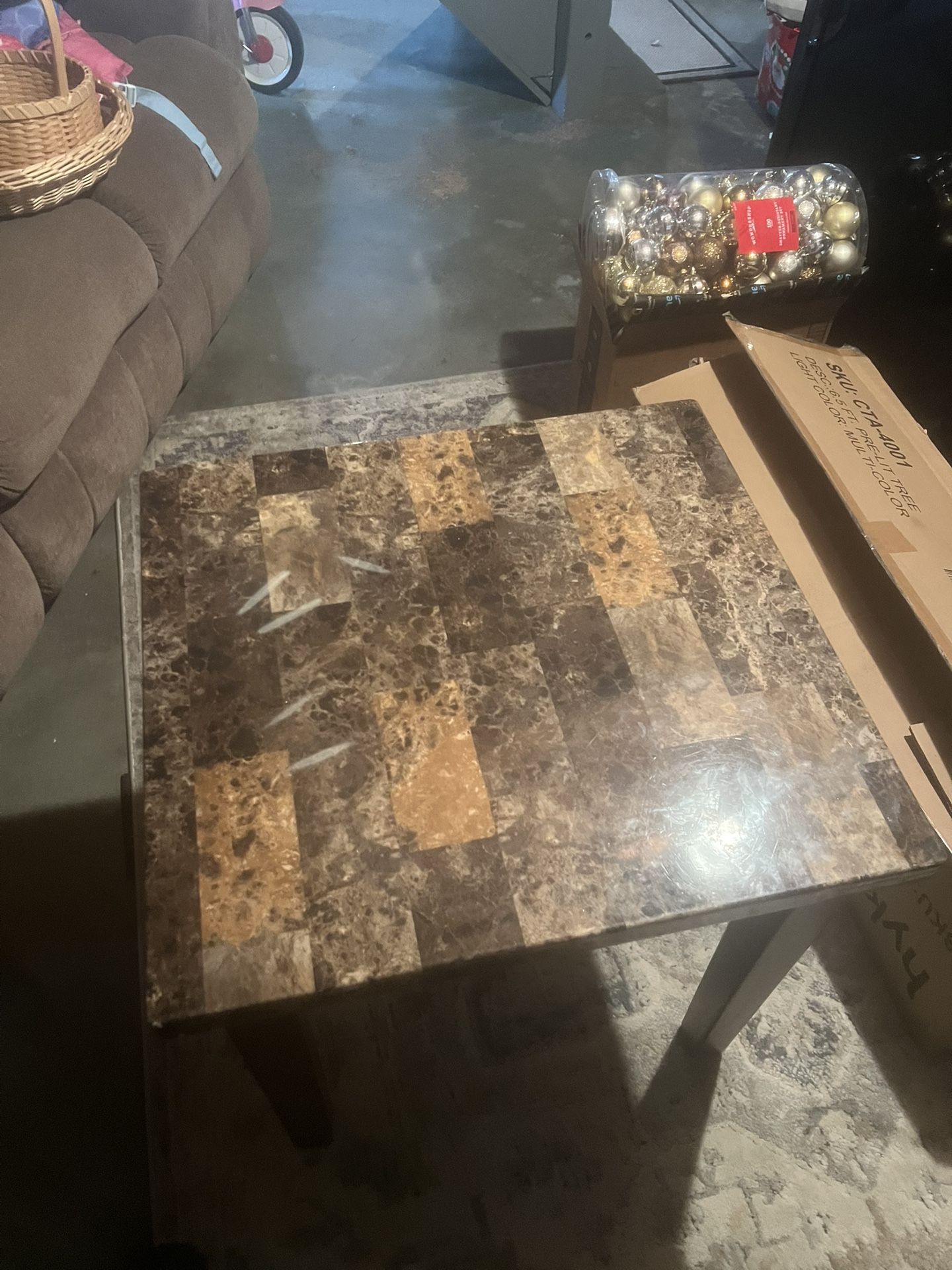 Coffee Table With Side Tables