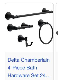 Delta Chamberlain 4pc Bath accessories 