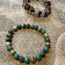 Custom Made Gemstone Beaded Bracelets 