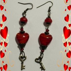 Key To My Heart Earrings