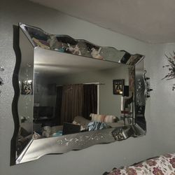 1950s Antique Mirror