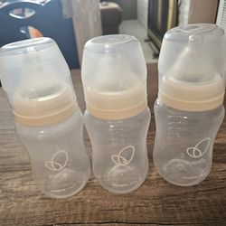 8 oz Evenflo Baby Bottles (Set Of 3)