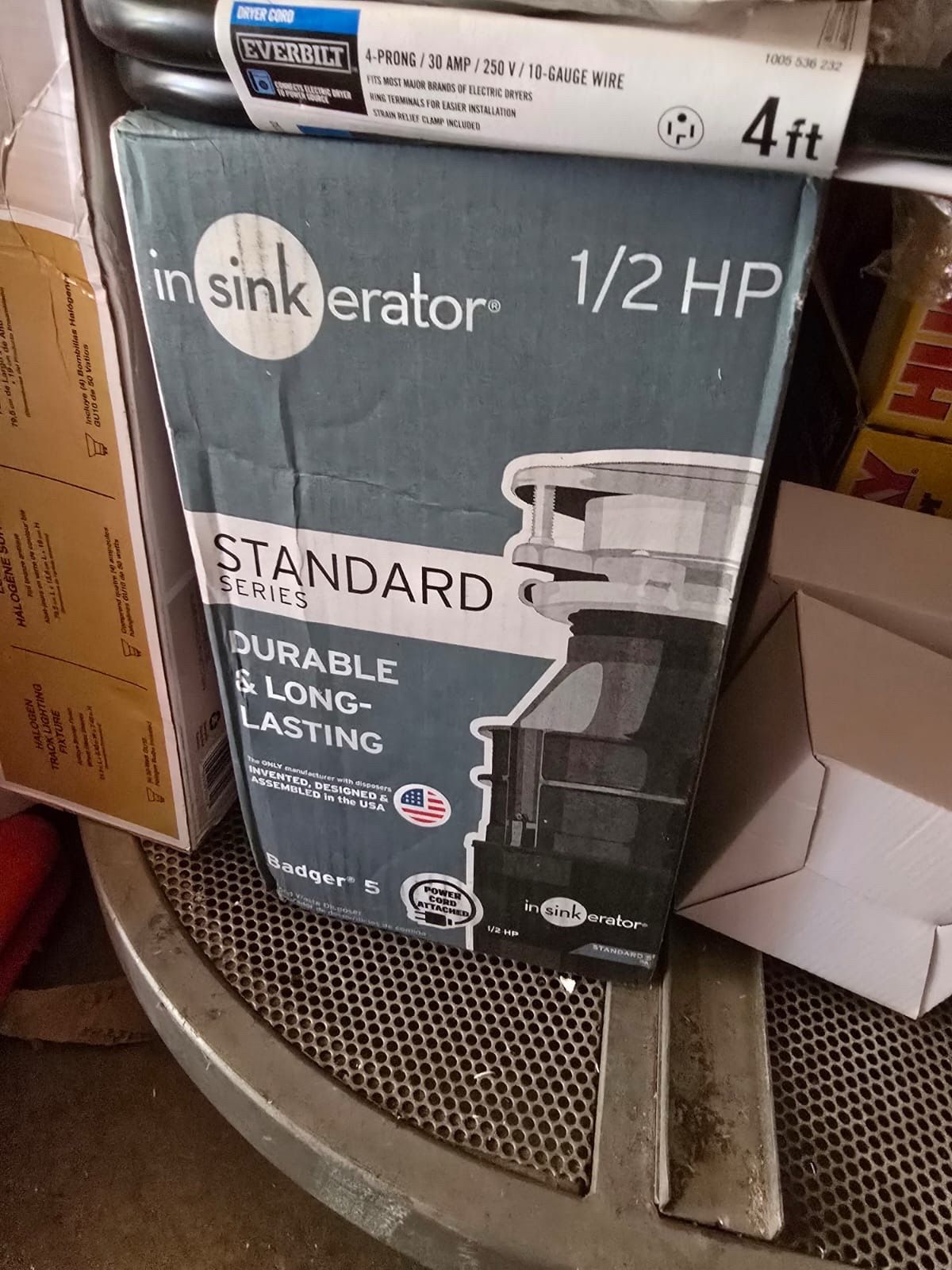 Garbage disposal new