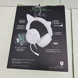 Razer Kraken Kitty V3 X Wired Gaming Headset (White) – PC / PS5 / Switch / Xbox