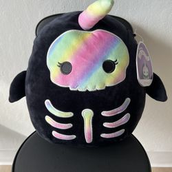 Squishmallow Bufinda the Narwhal 12” Halloween NWT HTF