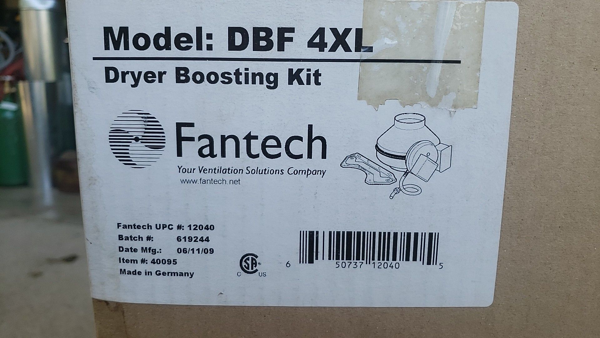 Dryer booster kit