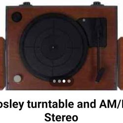 Crosley Stereo Turntable AM/FM System