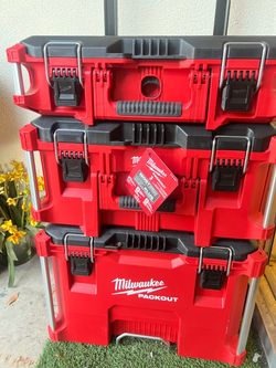 Milwaukee PACKOUT 3-Piece Tool Box Set