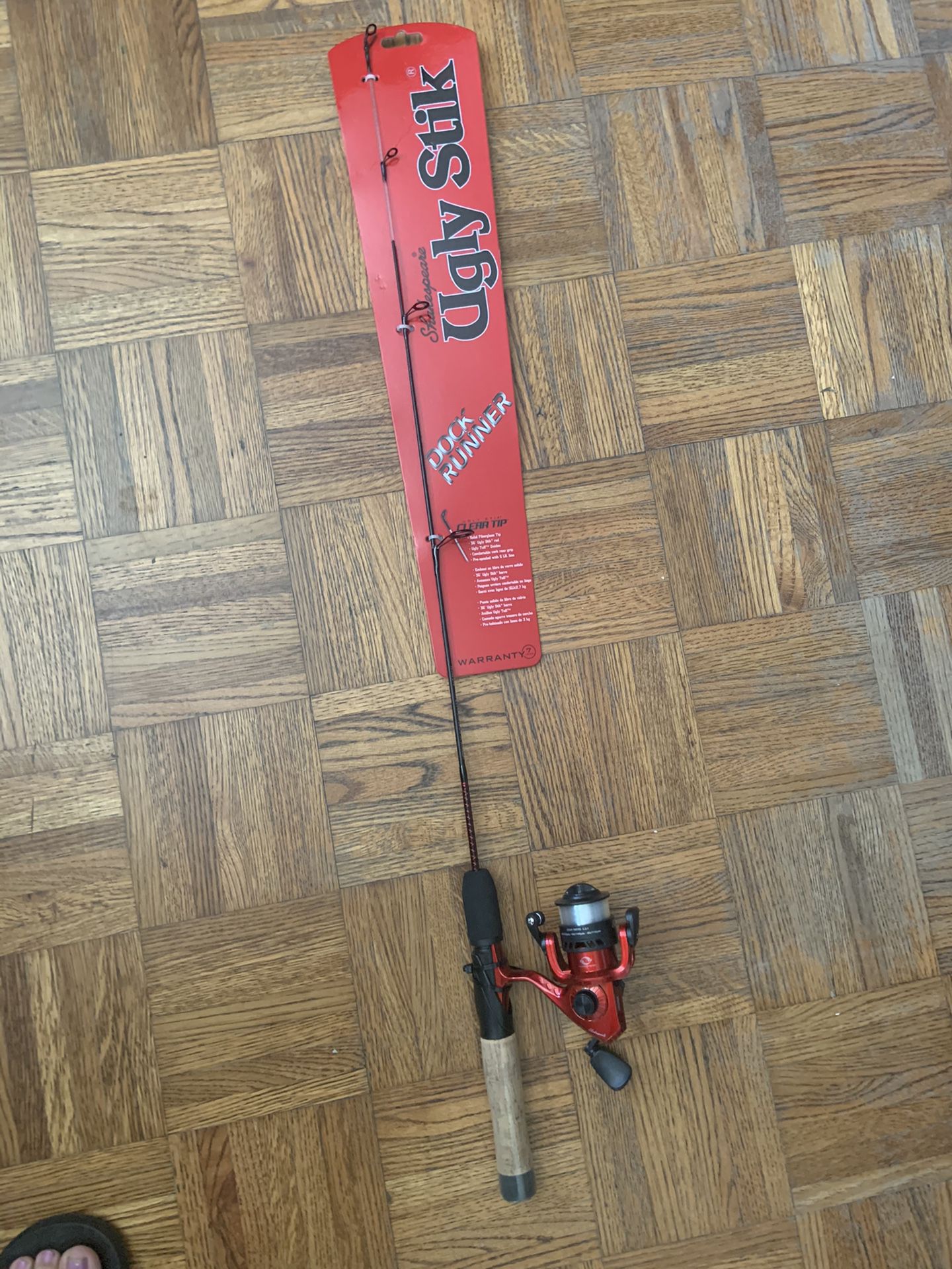 New Fishing Pole With Rod - Ugly Stik_Shakespeare