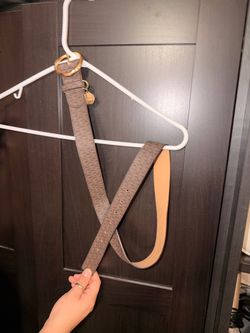 Michael Kors Signature Belt with Gold Buckle