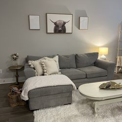 Gray Sectional Sofa $250