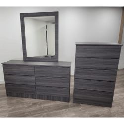 Dresser With Mirror And Chest ***** Comoda Con Espejo Y Gavetero 
