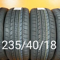 235/40/18 For Sale 4 New Tires We Service Motorcycle Tires