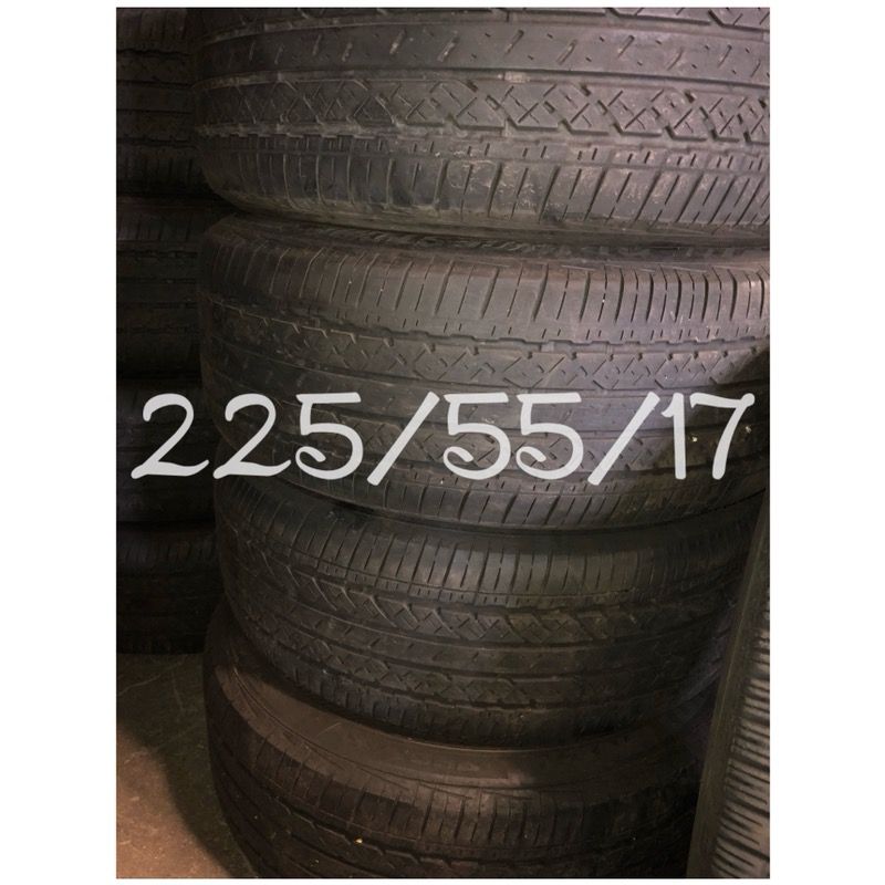 Used tires for sale 225/55/17 $180 all four free installation and balancing