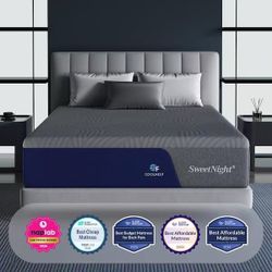 ❤️‍🔥 Coolnest King Medium Memory Foam 14 in. Mattress Bed-in-a-Box Mattresses$250