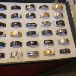 Stainless Steel Rings Unisex Brand New Wholesale Available