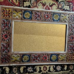25 1/2 x 38 Vertical Or Horizontal Patchwork Mirror