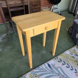 Wood Side Table