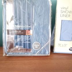 BN CHRIS MADDEN SHOWER CURTAIN/LINERS