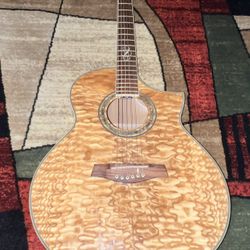 Ibanez Wood Ash Cutaway Acoustic Electric Guitar for Sale in