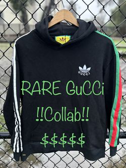 Gucci Adidas X Cotton Sweatshirt in Green for Men
