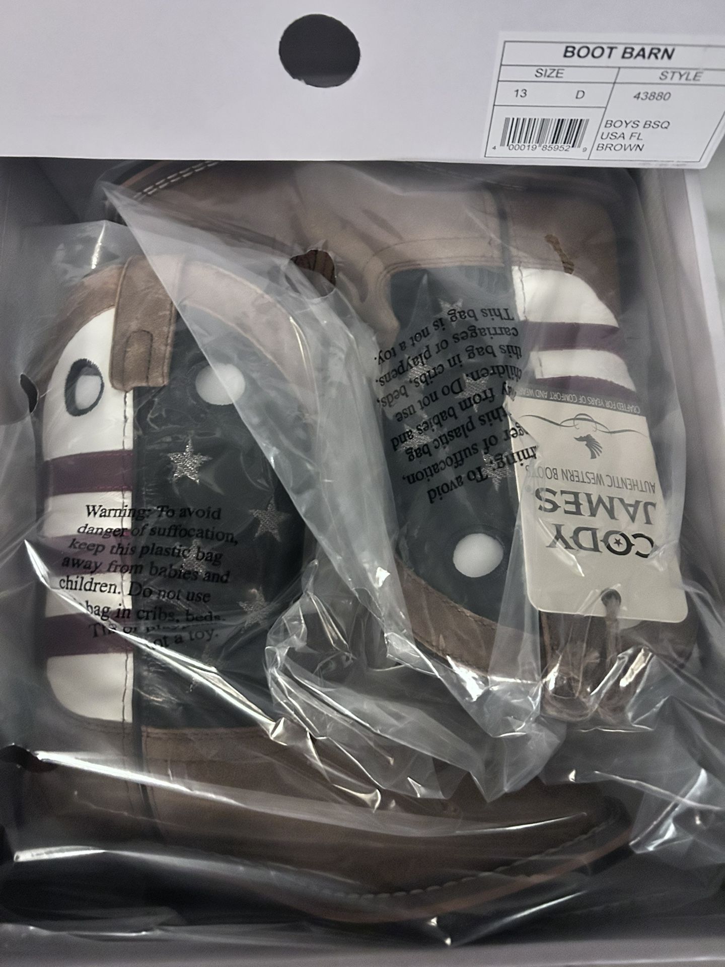 Cody James Boys Boots Size 13D