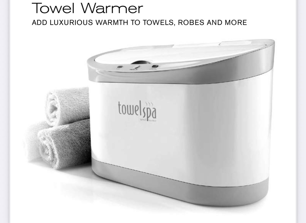 Towel Spa - Towel Warmer
