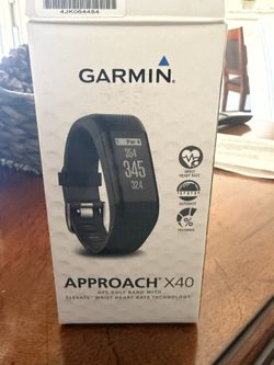 Garmin - Approach X40 W/Heart Rate Technology