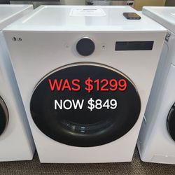 7.4 Cu. Ft. Vented Stackable Smart Electric Dryer In White Turbo Steam And Ai Sensor