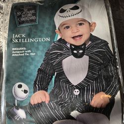 Infant Jack Skellington Costume 